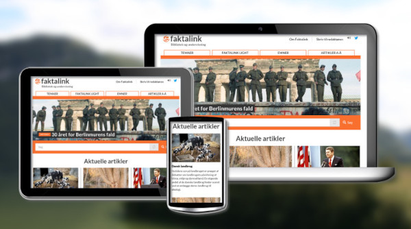 Responsivt web site eksempel